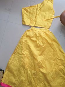 Yellow Lehenga Choli Set