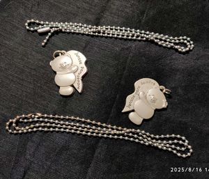 Best Friends Forever Bear Necklace
