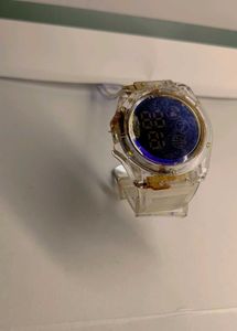 Clear Digital Watch