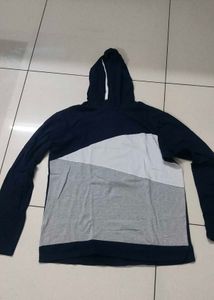 Stylish Color Block Hoodie