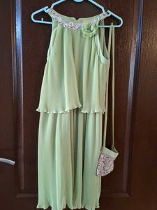 Girls Dress With Side Purse