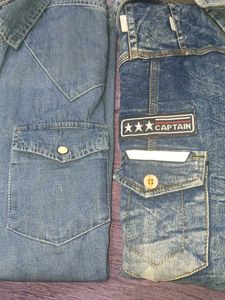 Denim Shirts - Stylish Pair