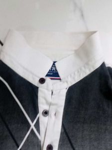 Stylish White Polo Shirt