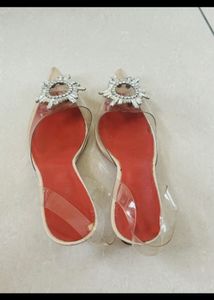 transparent heels