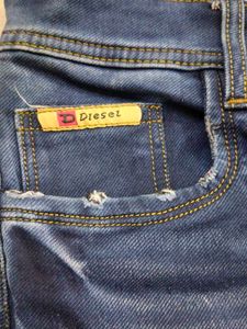 Dark Blue Denim Jeans