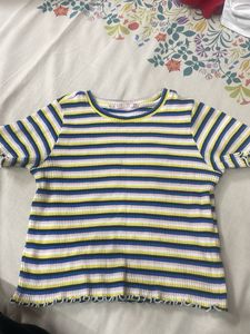 Striped Knit Top