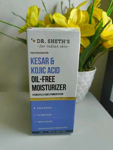 New ❤️‍🔥 Dr. Sheth's Kesar Kojic Moisturizer