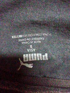 Puma Black Logo T-Shirt