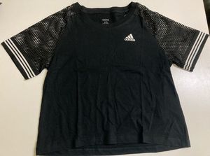 ADIDAS Women Sporty Round NeckPolyester Black T-Sh