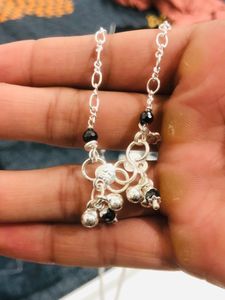 Pure Silver Payal Pair