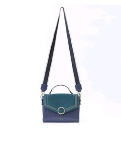 Iykyk Thick Strapped Navy Blue Bag