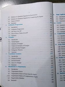 Class 10 Mathematics Or Math Book