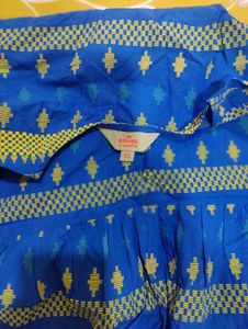 Blue Printed Kurta