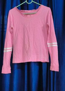 Pink Long Sleeve Top
