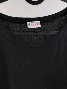 Colour Block Tshirt (Black)