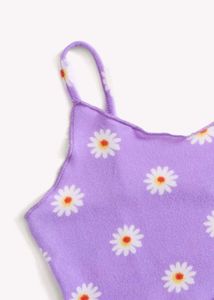 Daisy Print Crop Top