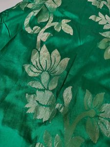 New Green Kurta With Golden Work On It