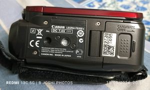 No Battery, Canon Legria Camcorder