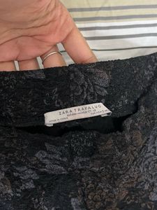 ZARA Floral Print Pants