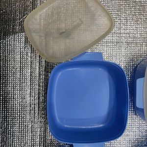 4 Microwave Safe Plastic Serving Bowls With Lid
