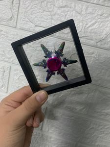 Metal Fidget Spinner With 3D Display Frame 🔥