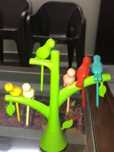 Happy Bird Fruit Fork Set