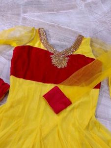 Yellow Ethnic Gown
