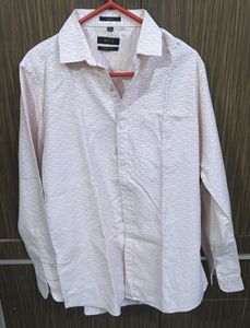 Westside Slim Fit Lined Shirt (Baby Pink)