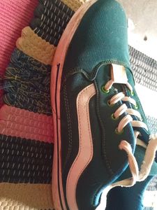 Mens Green Colour Casual Shoes