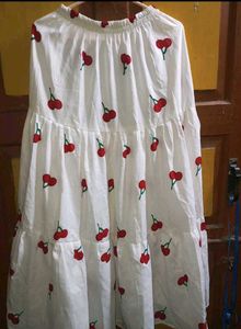 Cute  Cherry Print Dress