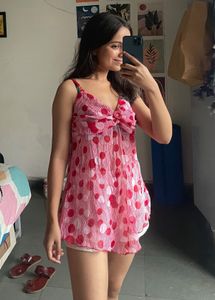 Polka Dot Mini Dress