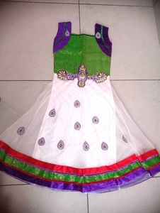 Embroidered Anarkali Dress
