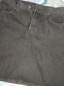 Denim Mini Skirt