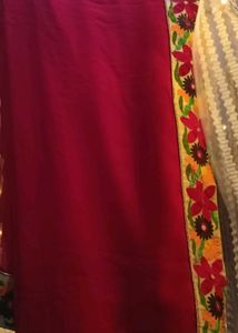 Beautiful Red Colour Saree