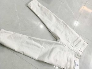A White Unused Jeans From My Shop