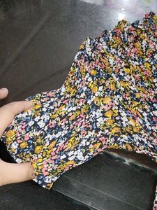 Floral Print Crop Top