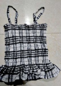 Plaid Cami Top