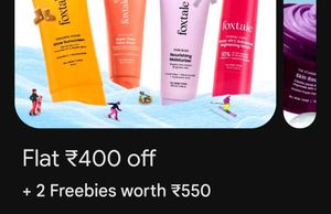 Voucher 🎟️ and Ticket 🎫 Of Foxtale Skincare Kit