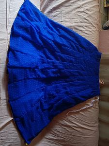 Skirt With Blue Colour