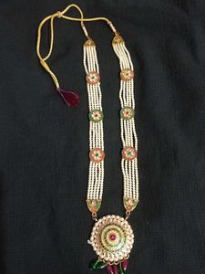 Vintage Inspired Pearl & Long Necklace