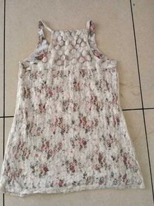 New Lace Detail Tank Top