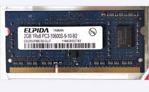 Laptop DDR3 Sdram 2 Gb