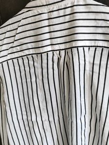 Striped White Shirt