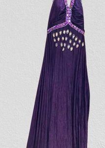 Elegant Purple Maxi Dress