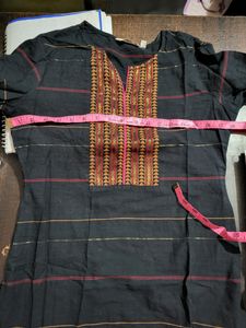 Black Multicolor Kurti For Women