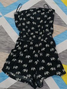 Short Jumpsuit Off shoulder