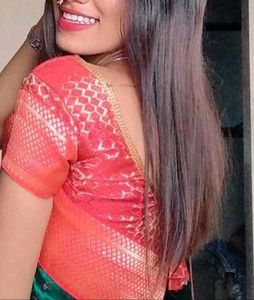 Elegant Green &amp; Red Saree