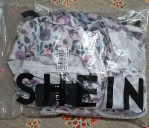 Floral Print Mini Wrap Dress