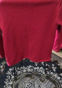 Red Knit Sweater