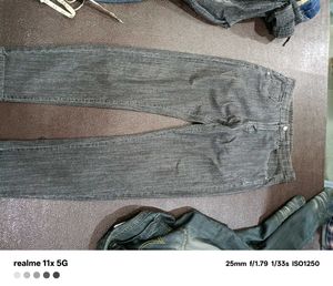 Black &amp; White Denim Jeans